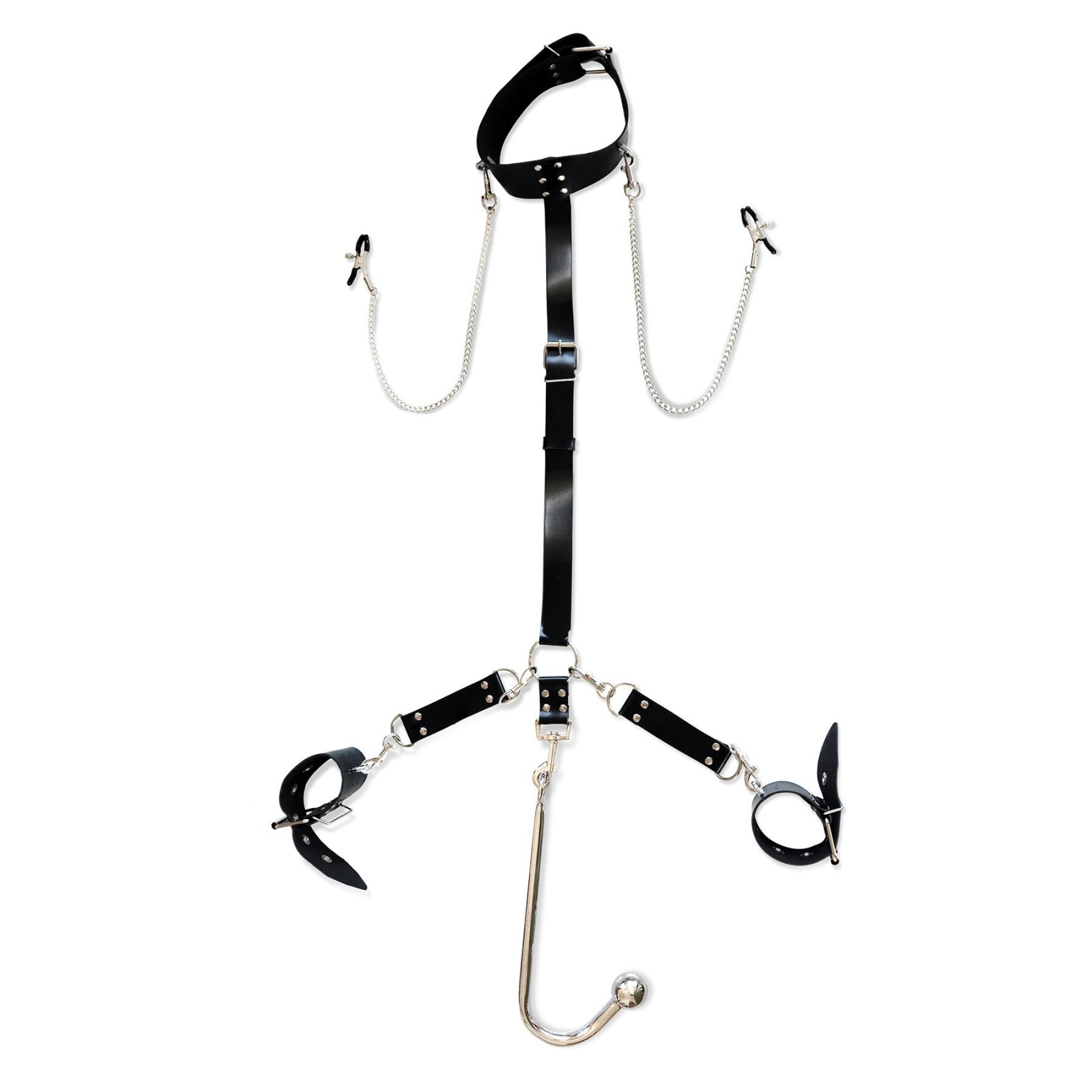 Бондажный набор с металлическим анальным крюком Art of Sex Beatrice Bondage set with anal hook № 2