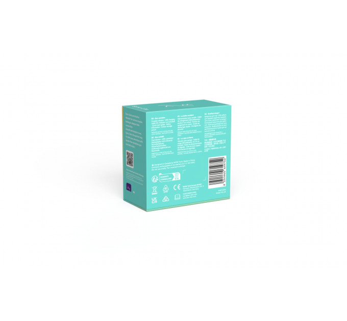 Смарт-вібратор для пар We-Vibe Sync Lite Aqua, 10 віброрежимів, можна поєднувати з проникним сексом