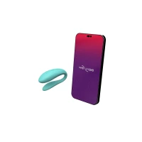 Смарт-вібратор для пар We-Vibe Sync Lite Aqua, 10 віброрежимів, можна поєднувати з проникним сексом — Переглянути зображення 1