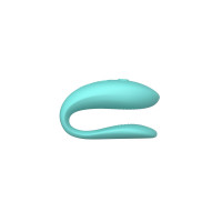 Смарт-вибратор для пар We-Vibe Sync Lite Aqua, 10 виброрежимов, можно совмещать с проникающим сексом