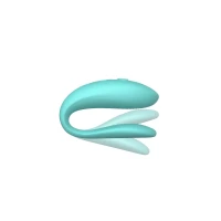 Смарт-вібратор для пар We-Vibe Sync Lite Aqua, 10 віброрежимів, можна поєднувати з проникним сексом — Переглянути зображення 4