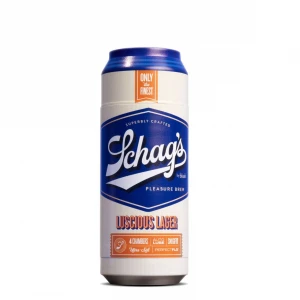 Мастурбатор – банка пива Blush Schag's Luscious Lager Masturbator Frosted, самосмазывающийся, вакуум