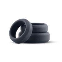 Набір ерекційних кілець Boners 3 Ring kit (flat rings), 3; 3,5 та 4 см — Переглянути зображення 1