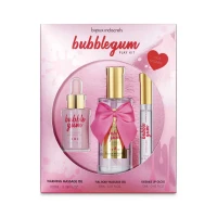Подарунковий набір косметики Bijoux Indiscrets Bubblegum Play Kit, масажна олія, гель, блиск — Переглянути зображення 1