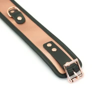 Широкий нашийник з повідцем Liebe Seele Rose Gold Memory Collar with Leash, натуральна шкіра — Переглянути зображення 8