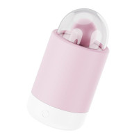 Вибратор-конфетка на палочке KISSTOY Pink Pop, зарядный кейс-ночник, 10 режимов вибрации