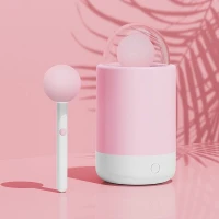 Вібратор-цукерка на паличці KISSTOY Pink Pop, зарядний кейс-нічник, 10 режимів вібрації — Переглянути зображення 6