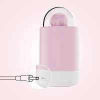 Вибратор-конфетка на палочке KISSTOY Pink Pop, зарядный кейс-ночник, 10 режимов вибрации