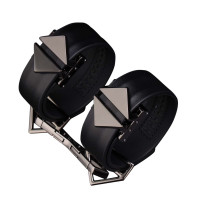 БДСМ-набір LOCKINK Moonlight Treasure Chest, чорний, натуральна шкіра — Переглянути зображення 7