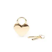 Замочок-сердечко Liebe Seele Heart Shape Padlock Gold (2 шт), універсальний — Переглянути зображення 2