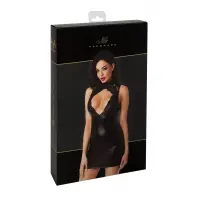 Сукня Noir Handmade F343 Powerwetlook and lace mini skirt - S — Просмотреть изображение 7