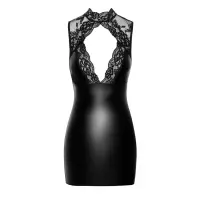 Сукня Noir Handmade F343 Powerwetlook and lace mini skirt - S — Просмотреть изображение 5