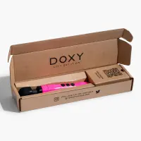 Вібромасажер DOXY Die Cast 3 Hot Pink, дуже потужний, живлення 220В, металевий корпус — Переглянути зображення 9