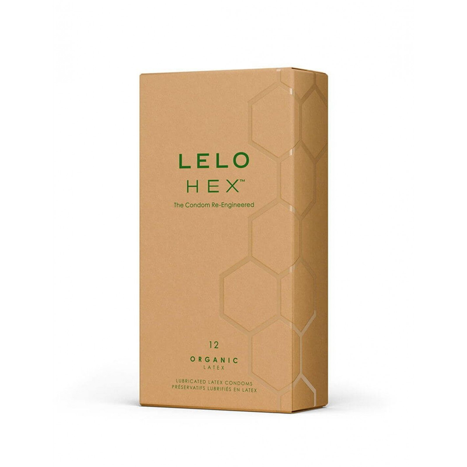 Презервативи LELO HEX Condoms Organic 12 Pack, тонкі та суперміцні