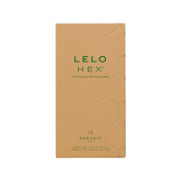 Презервативы LELO HEX Condoms Organic 12 Pack, тонкие и суперпрочные
