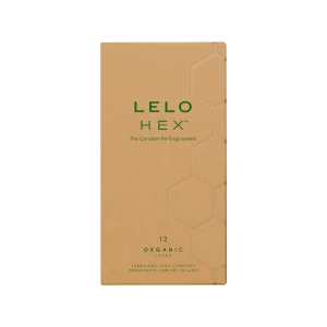 Презервативи LELO HEX Condoms Organic 12 Pack, тонкі та суперміцні