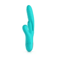 Вібратор-кролик із вагінальним відростком Good Vibes Only – Lisa Thrusting Rabbit Vibrator with G-Spot Stimulator — Переглянути зображення 2