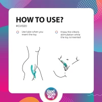 Вібратор-кролик із вагінальним відростком Good Vibes Only – Lisa Thrusting Rabbit Vibrator with G-Spot Stimulator — Переглянути зображення 11