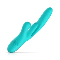 Вібратор-кролик із вагінальним відростком Good Vibes Only – Lisa Thrusting Rabbit Vibrator with G-Spot Stimulator — Переглянути зображення 1