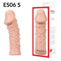 Насадка на член Kokos Extreme Sleeve ES.06 розмір S, потовщувальна, стимулюючий рельєф — Просмотреть изображение 6