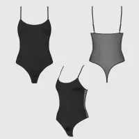 Боді з фіксацією дилдо Strap-On-Me Harness Body Signature – L – Black — Переглянути зображення 2