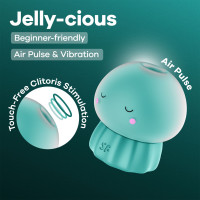 Вакуумный клиторальный стимулятор Satisfyer Jelly-cious Green — Просмотреть изображение 6