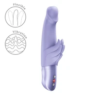 Вібратор-кролик Fun Factory Wicked Angel Purple, 10 режимів, працює від батарейок — Просмотреть изображение 3
