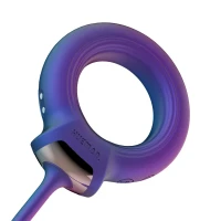 Ерекційне віброкільце з віброяйцем Hueman - Eclipse Anal Vibrator — Переглянути зображення 12