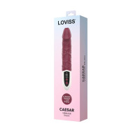 Фаллоимитатор с вибрацией Loviss Caeser Vibrator Dildo, реалистичный, 12 режимов — Просмотреть изображение 6