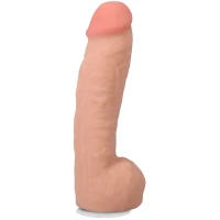 Фалоімітатор Doc Johnson The Realistic Cock ULTRASKYN - 12 Inch Hung with Balls Vanilla — Переглянути зображення 1