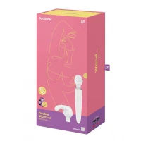 Смарт-вібромасажер зі змінною головкою Satisfyer Double Wand-er — Переглянути зображення 6