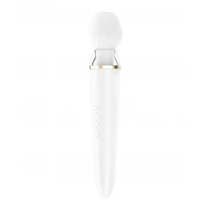 Смарт-вібромасажер зі змінною головкою Satisfyer Double Wand-er