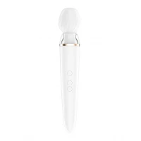 Смарт-вібромасажер зі змінною головкою Satisfyer Double Wand-er — Переглянути зображення 3
