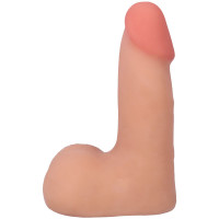 Фаллоимитатор Doc Johnson The Realistic Cock ULTRASKYN - 5&quot; with Balls Vanilla (надрыв упаковки!!!) — Просмотреть изображение 3