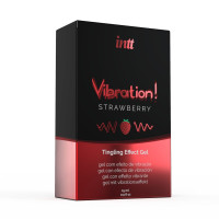 Рідкий вібратор Intt Vibration Strawberry (15 мл) (надірване паковання!!!) — Переглянути зображення 4
