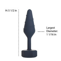 Анальная пробка Lux Active Twist Plug Small Blue (мятая упаковка!!!) — Просмотреть изображение 5