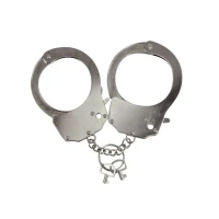 Наручники металеві Adrien Lastic Handcuffs Metallic (поліцейські) — Переглянути зображення 1