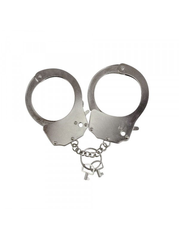 Наручники металеві Adrien Lastic Handcuffs Metallic (поліцейські)