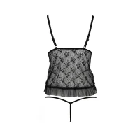 Боді монокіні з відкритими грудьми Passion JUSTINA BODY L/XL, black — Переглянути зображення 6