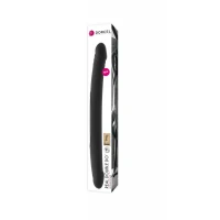 Фалоімітатор двосторонній Dorcel Real Double Do Black, діаметр 4 см, довжина 42 см — Переглянути зображення 2