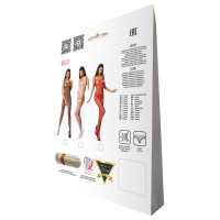 Бодістокінг Passion BS071 black, комбінезон на бретелях — Переглянути зображення 8