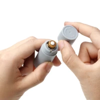 Вібратор-помада IROHA STICK Grey, плавне збільшення потужності — Переглянути зображення 8
