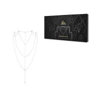Ланцюжок для спини Bijoux Indiscrets Magnifique Back and Cleavage Chain - Silver, прикраса для тіла — Переглянути зображення 4