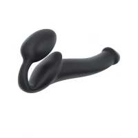 Безремінний страпон Strap-On-Me Black M, повністю регульований, діаметр 3,3 см — Переглянути зображення 2