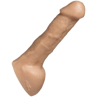 Фалоімітатор Doc Johnson - 7 Inch Perfect Erect Cock, велика головка, Vac-U-Lock — Просмотреть изображение 1