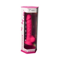 Фалоімітатор SilexD Johnny Pink (MODEL 1 size 7in), двошаровий, силікон + Silexpan, діаметр 3,8см — Просмотреть изображение 7