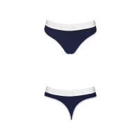 Спортивні трусики-стрінги Passion PS007 PANTIES XL, navy blue — Просмотреть изображение 5
