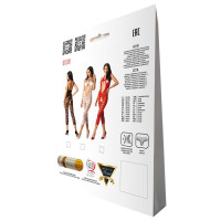 Сітчастий бодістокінг з відкритим животом Passion BS081 black — Переглянути зображення 10