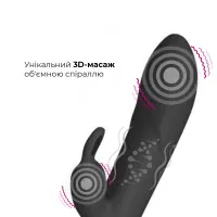 Вібратор-кролик зі спіральним 3D-масажем Adrien Lastic Twister — Переглянути зображення 2