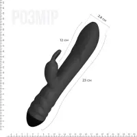 Вібратор-кролик зі спіральним 3D-масажем Adrien Lastic Twister — Переглянути зображення 3